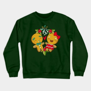 Mistletoe Gingerbread Christmas Reef Crewneck Sweatshirt